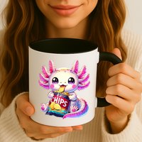 Axolotl Snaxolotl Anime Cute Kawaii Axolotl Mug
