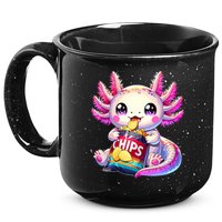 Axolotl Snaxolotl Anime Cute Kawaii Axolotl 15oz Campfire Ceramic Mug