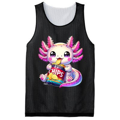 Axolotl Snaxolotl Anime Cute Kawaii Axolotl Mesh Reversible Basketball Jersey Tank