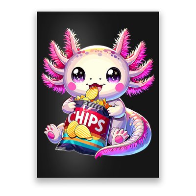 Axolotl Snaxolotl Anime Cute Kawaii Axolotl Poster