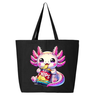 Axolotl Snaxolotl Anime Cute Kawaii Axolotl 25L Jumbo Tote