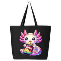 Axolotl Snaxolotl Anime Cute Kawaii Axolotl 25L Jumbo Tote