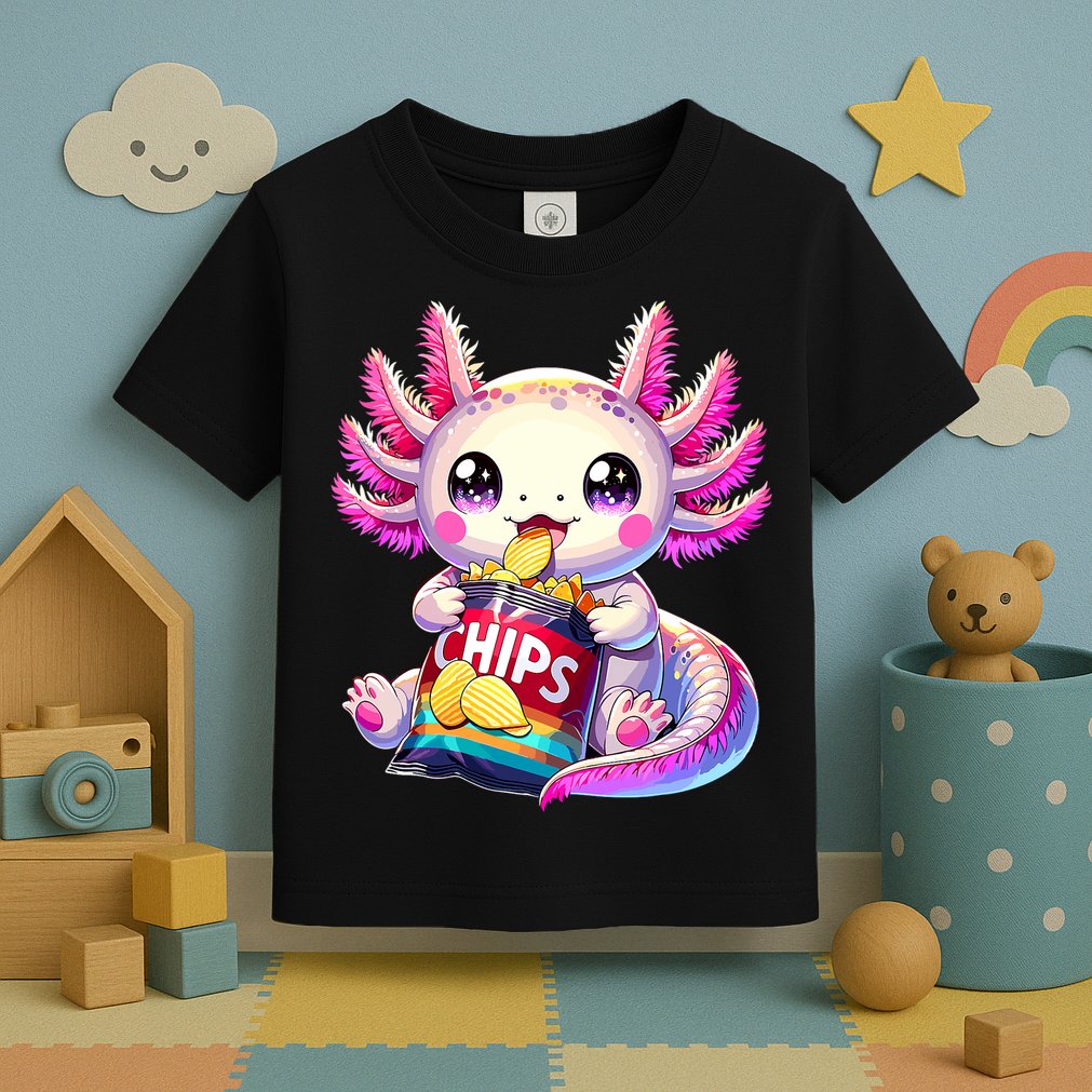 Axolotl Snaxolotl Anime Cute Kawaii Axolotl Toddler T-Shirt