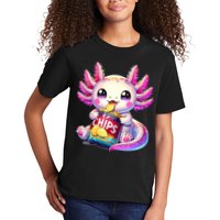 Axolotl Snaxolotl Anime Cute Kawaii Axolotl Kids T-Shirt
