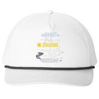 AUGUST SUNSHINE AND HURRICANE BIRTH MONTH Snapback Five-Panel Rope Hat