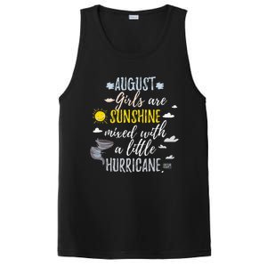 AUGUST SUNSHINE AND HURRICANE BIRTH MONTH PosiCharge Competitor Tank