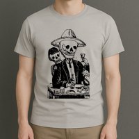 Alcoholic Skull T-Shirt