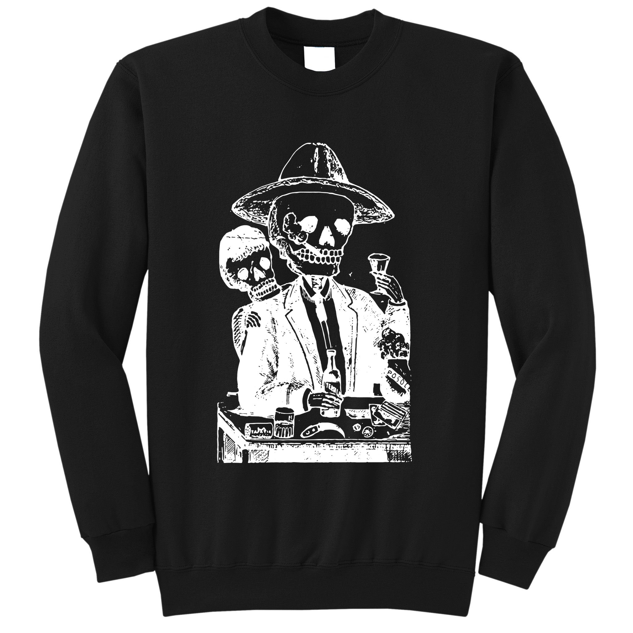 Alcoholic Skull Sweatshirt