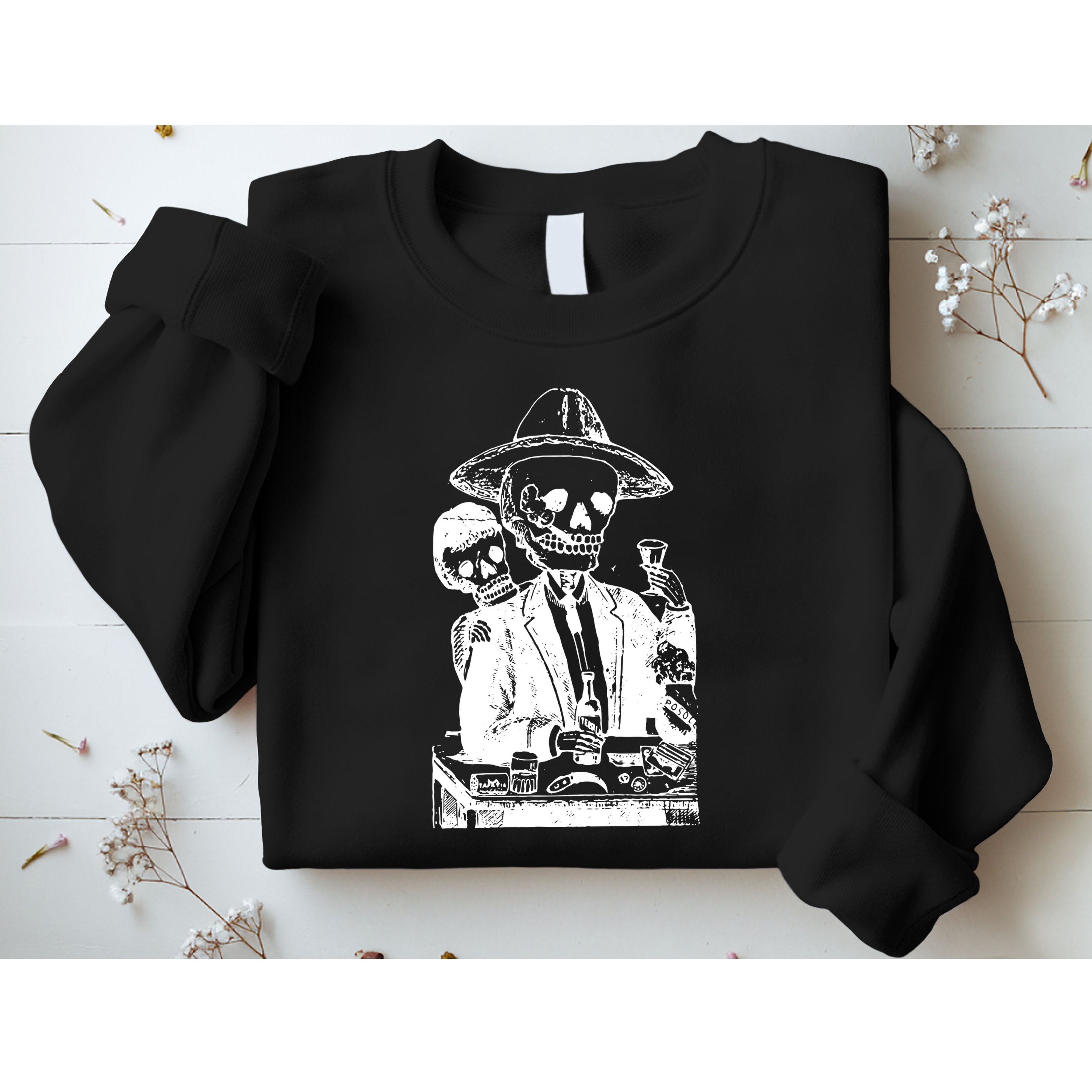 Alcoholic Skull Sweatshirt