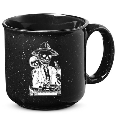 Alcoholic Skull 15oz Campfire Ceramic Mug