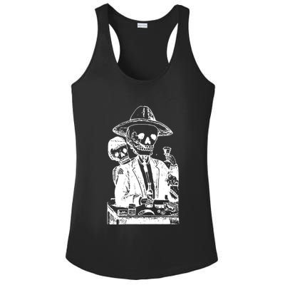 Alcoholic Skull Ladies PosiCharge Competitor Racerback Tank