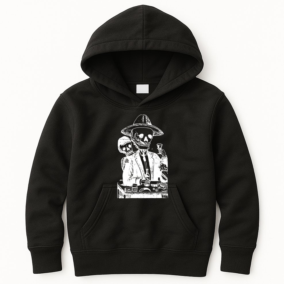 Alcoholic Skull Kids Hoodie