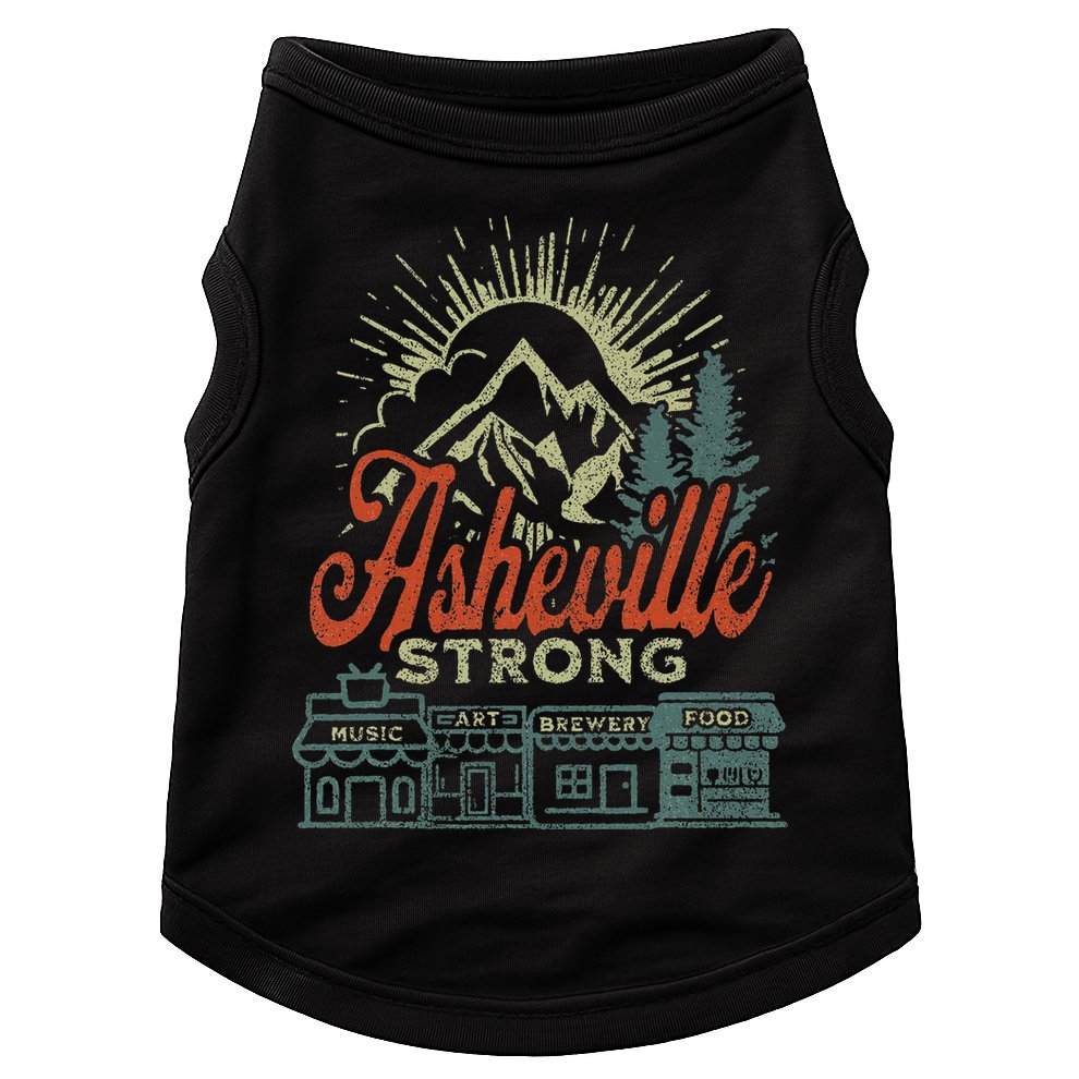 Asheville Strong Asheville North Carolina Doggie Tank