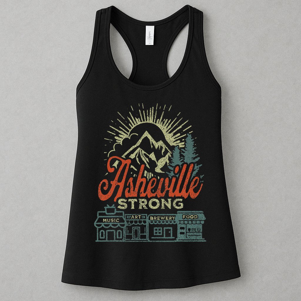 Asheville Strong Asheville North Carolina Womens Tank Top