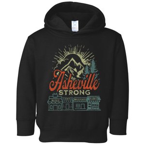 Asheville Strong Asheville North Carolina Toddler Hoodie