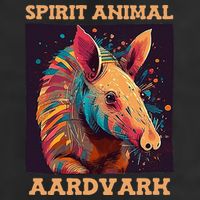 Aardvark Spirit Animal 7 Panel Mesh Trucker Snapback Hat