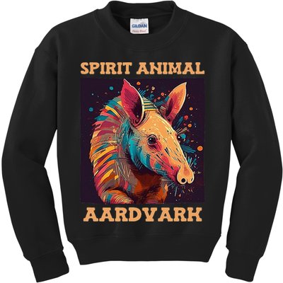Aardvark Spirit Animal Kids Sweatshirt