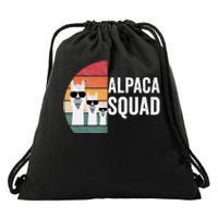 Alpaca Squad Apparel Llama Lovers Friendship Cute Alpacas Drawstring Bag