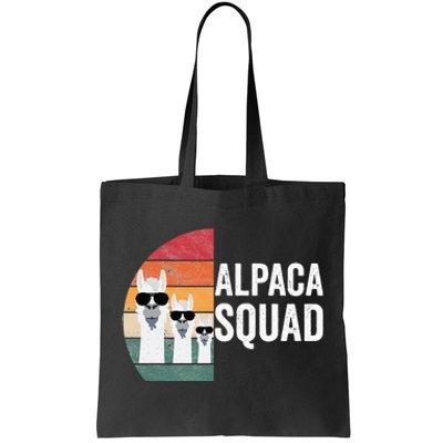 Alpaca Squad Apparel Llama Lovers Friendship Cute Alpacas Tote Bag