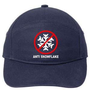 Anti Snowflake 7-Panel Snapback Hat