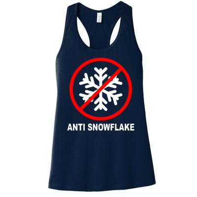 Anti Snowflake Women's Racerback Tank