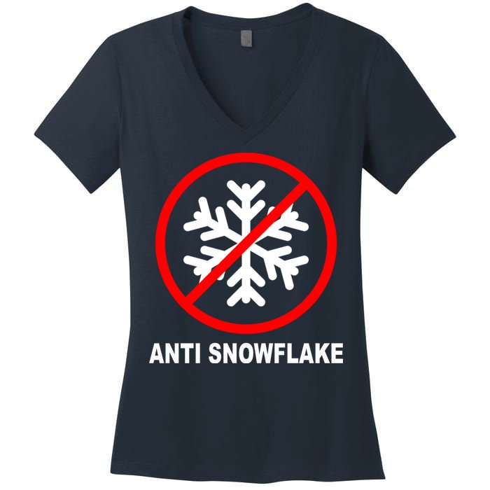 Anti Snowflake Women's V-Neck T-Shirt