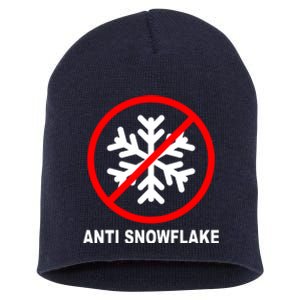 Anti Snowflake Short Acrylic Beanie