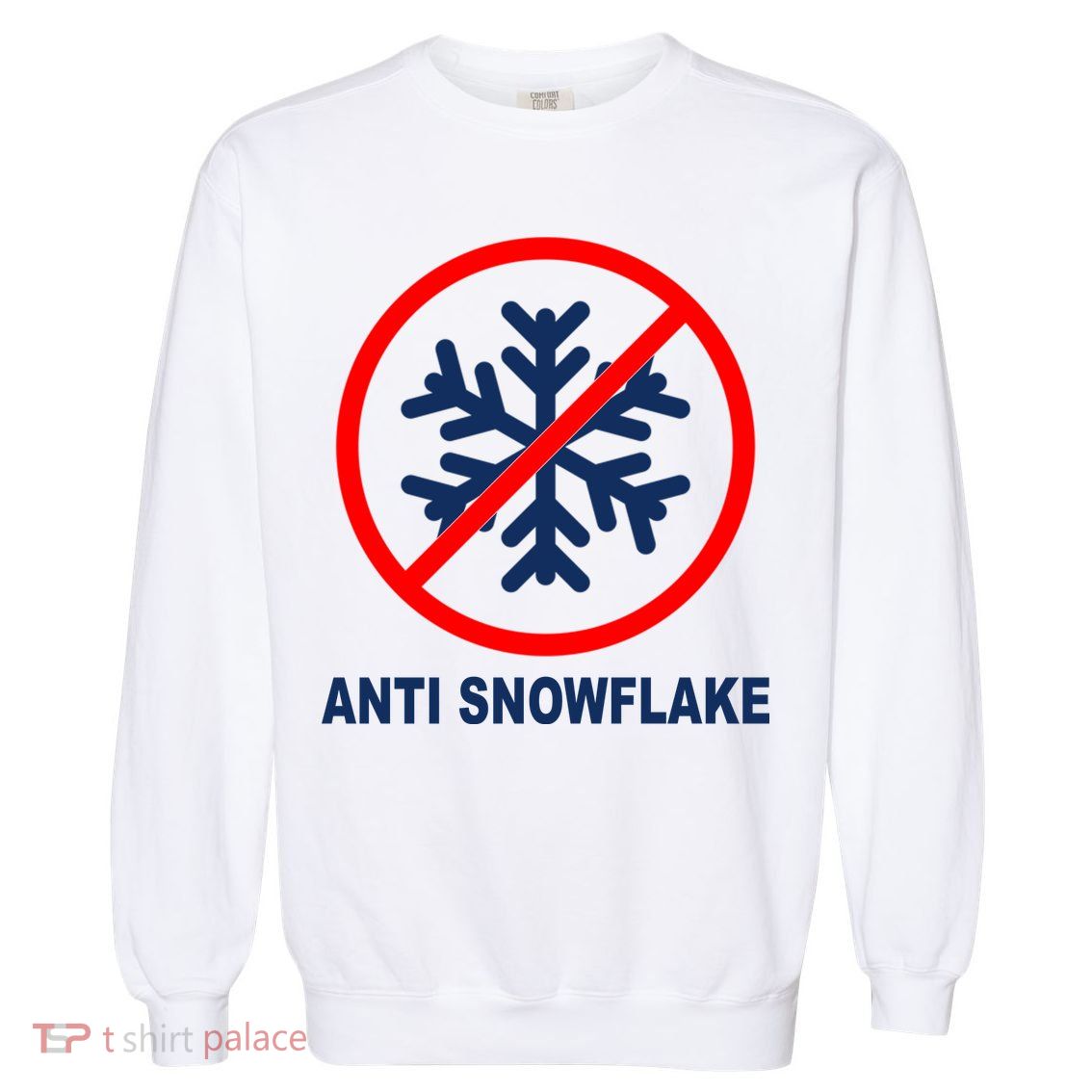 Anti Snowflake Garment-Dyed Sweatshirt
