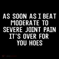 As Soon As I Beat Moderate To Severe Joint Pain It’S Over For You Hoes Stripe Pom Pom Beanie