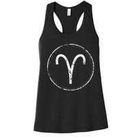 Aries Sign – Astrology Zodiac Women's Racerback Tank