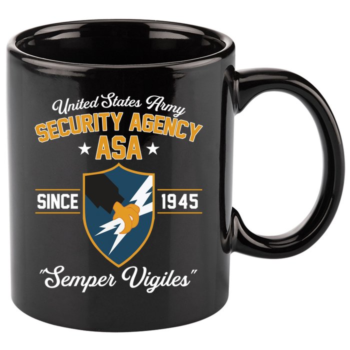 Army Security Agency Gift 11oz C Handle Ceramic Mug