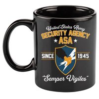 Army Security Agency Gift 11oz C Handle Ceramic Mug