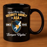 Army Security Agency Gift 11oz C Handle Ceramic Mug