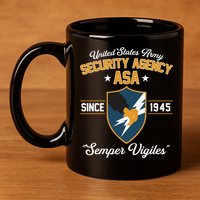 Army Security Agency Gift 11oz C Handle Ceramic Mug