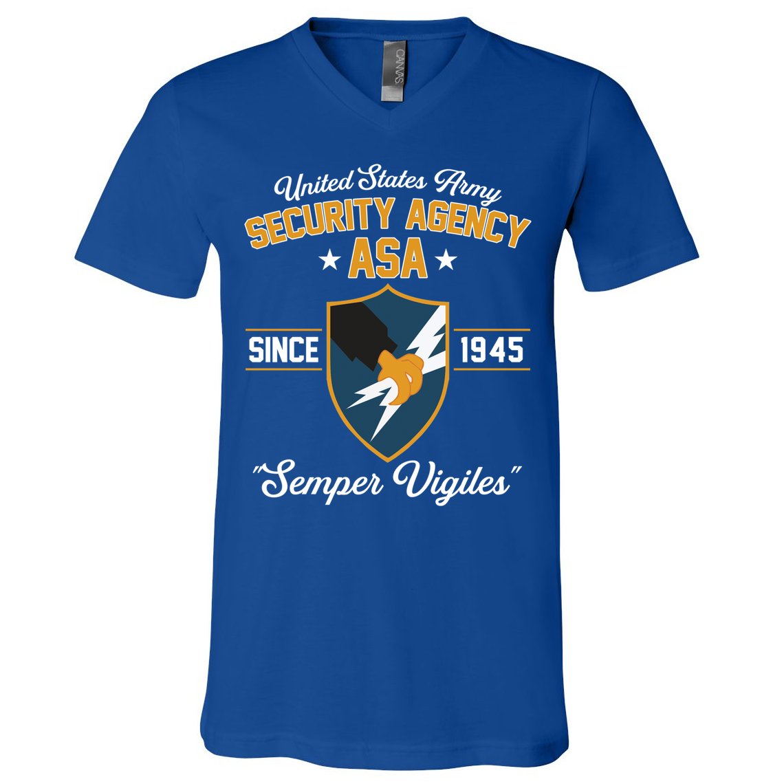 Army Security Agency Gift V-Neck T-Shirt