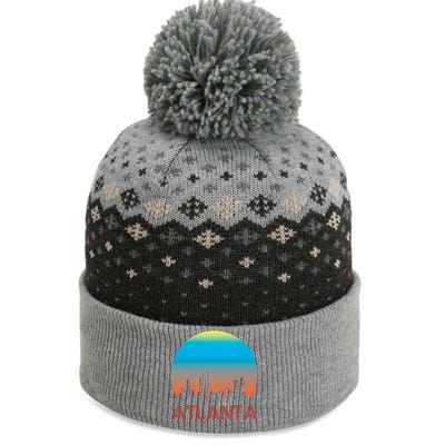 Atlanta Skyline The Baniff Cuffed Pom Beanie