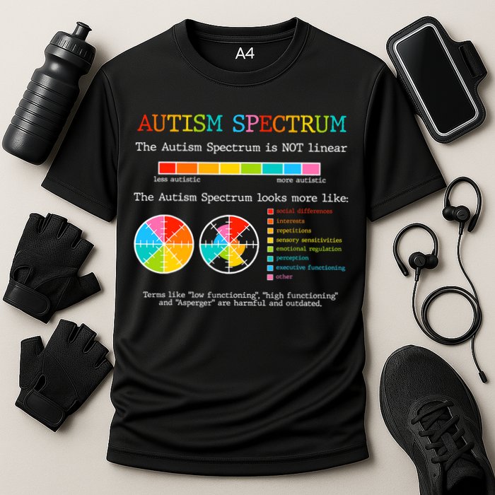 Autism Spectrum ADHD ASD Neurodiversity Teacher Support Performance Shirt