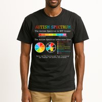 Autism Spectrum ADHD ASD Neurodiversity Teacher Support Tall T-Shirt
