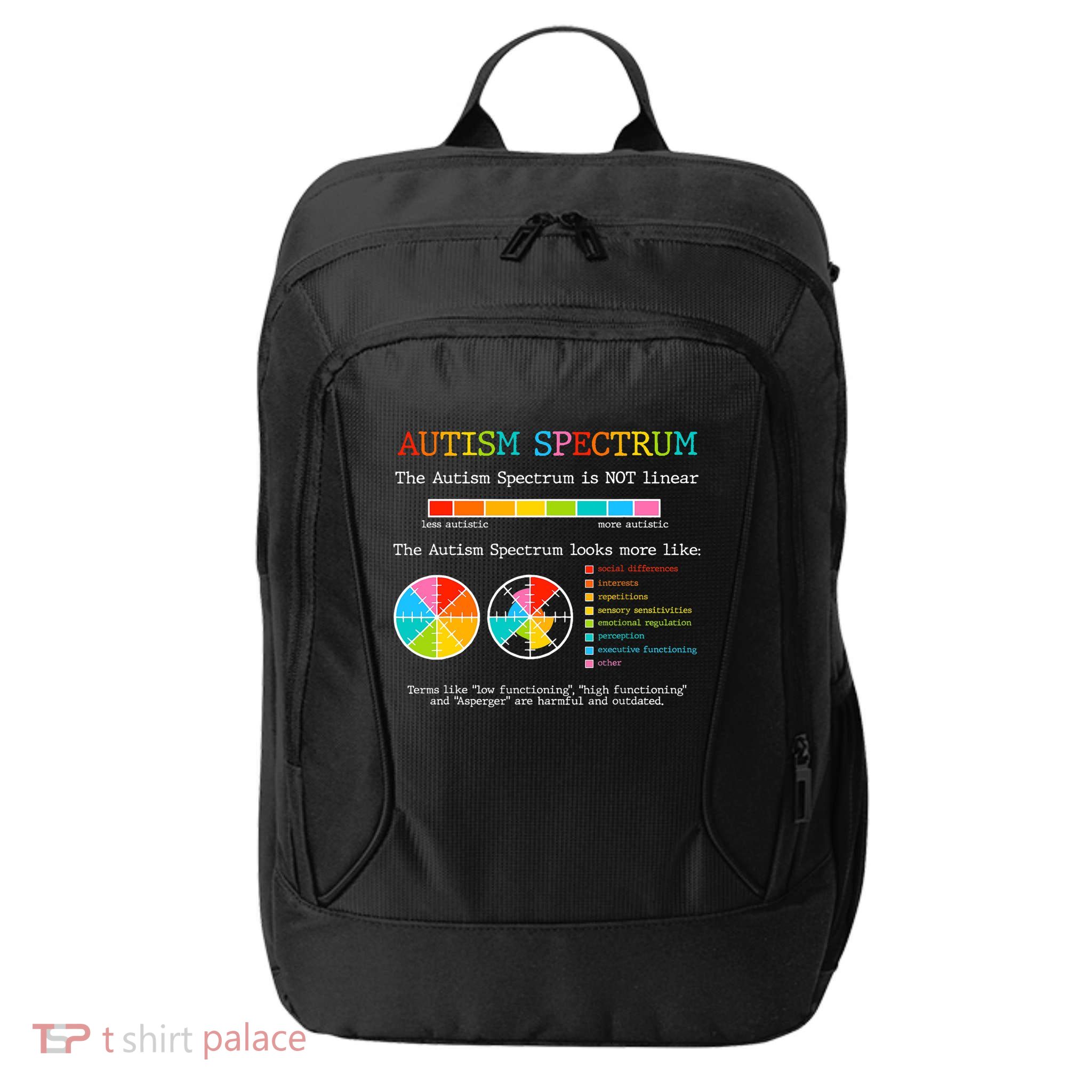 Autism Spectrum ADHD ASD Neurodiversity Teacher Support City Backpack