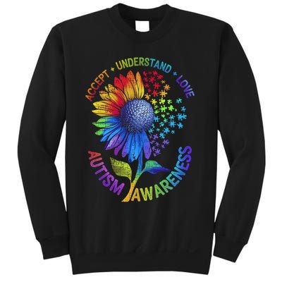 Autism Sunflower Autism Awareness Sunflower Sweatshirt