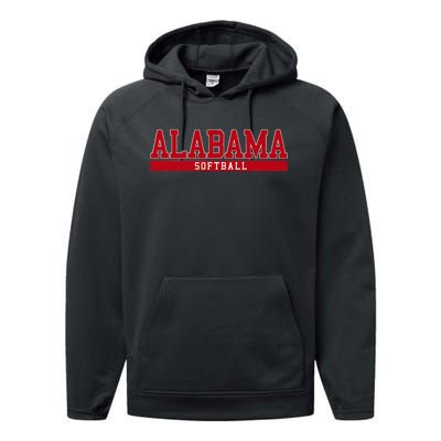 Alabama Softball Performance Fleece Hoodie