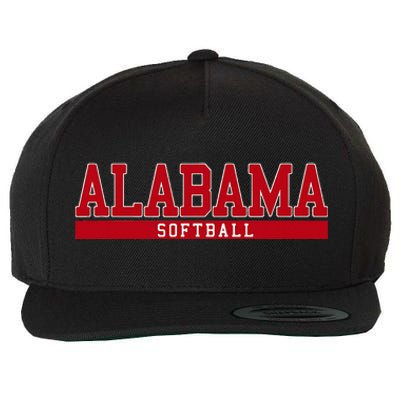 Alabama Softball Wool Snapback Cap