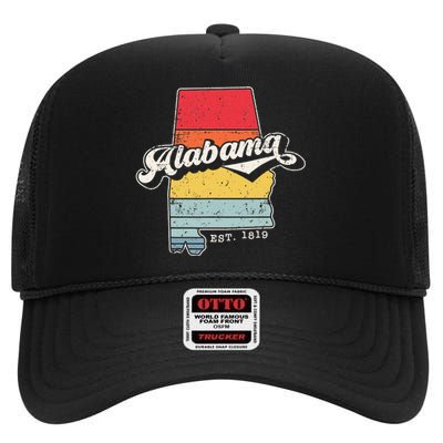 Alabama State Alabama Lover Tee Alabama High Crown Mesh Back Trucker Hat