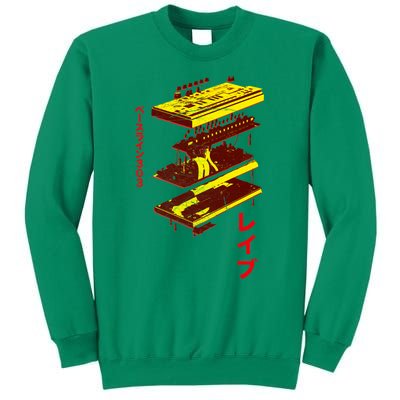 Acid Synth Analog Japanese Synthesizer 303 Design Sweatshirt