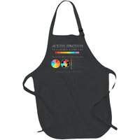 Autism Spectrum Autism Mom Autistic Pride Support Special Education Full-Length Apron With Pockets