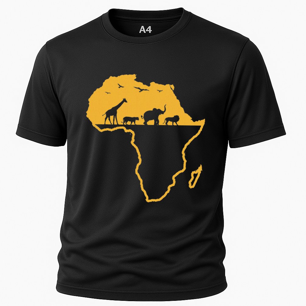 Africa Safari African Wild Animals Environment National Park Cooling Performance Crew T-Shirt