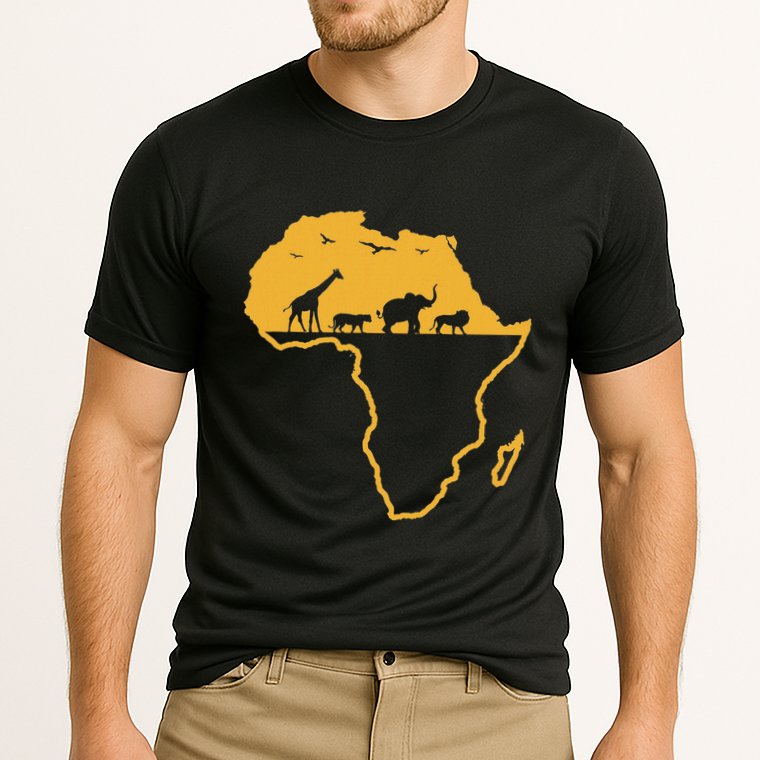 Africa Safari African Wild Animals Environment National Park Cooling Performance Crew T-Shirt