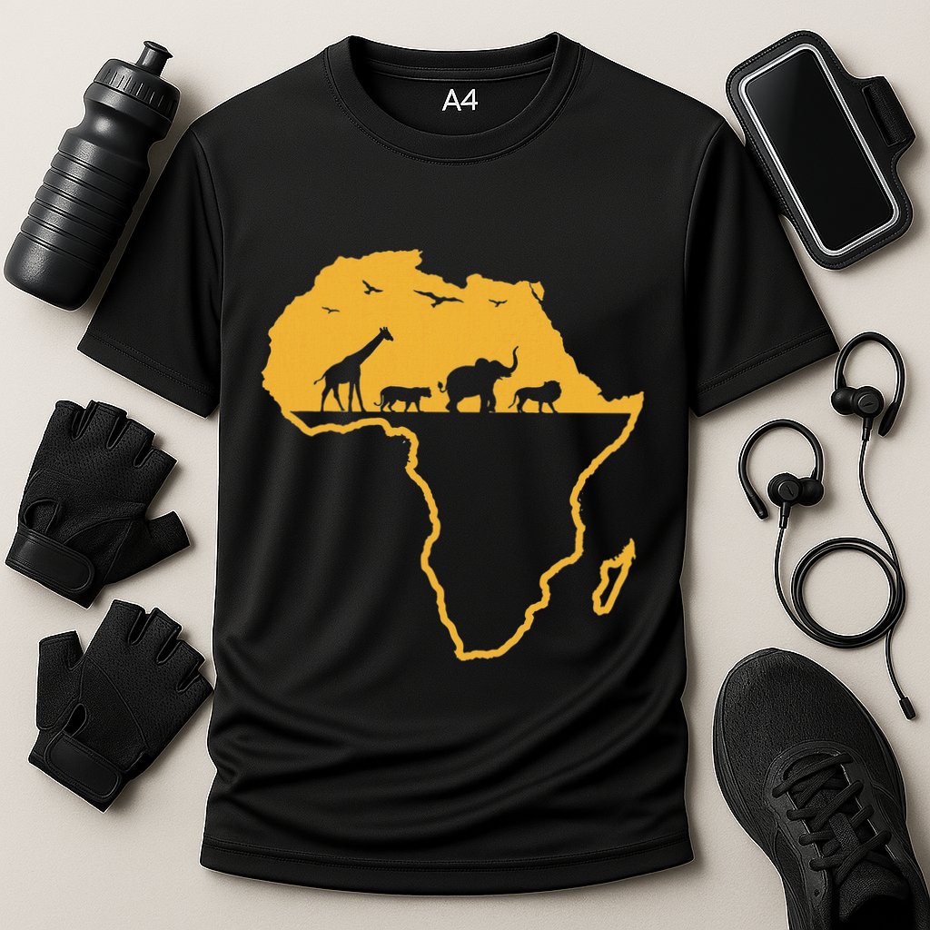 Africa Safari African Wild Animals Environment National Park Cooling Performance Crew T-Shirt