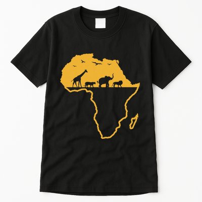 Africa Safari African Wild Animals Environment National Park Tall T-Shirt