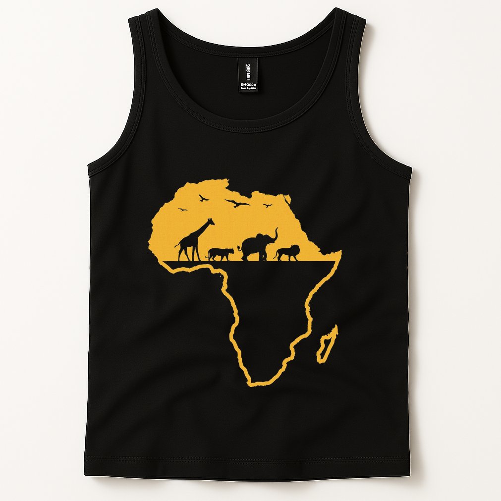 Africa Safari African Wild Animals Environment National Park Tank Top